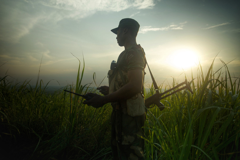 A ranger in Garamba National Park. Ryan Youngblood for The Last Animals.